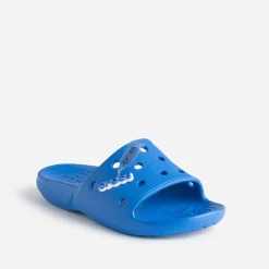 Mule CROCS bleu électrique à large bride