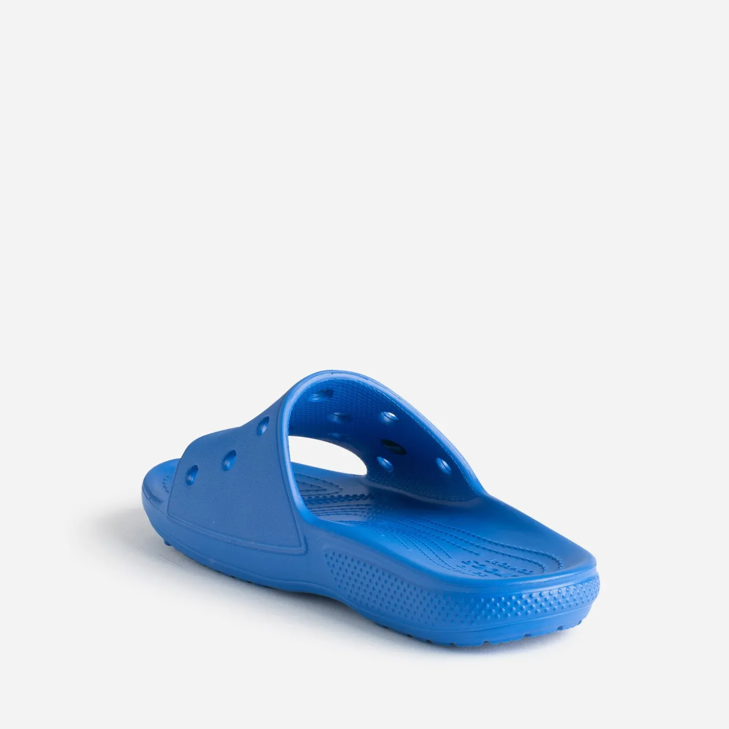 Mule CROCS bleu électrique à large bride