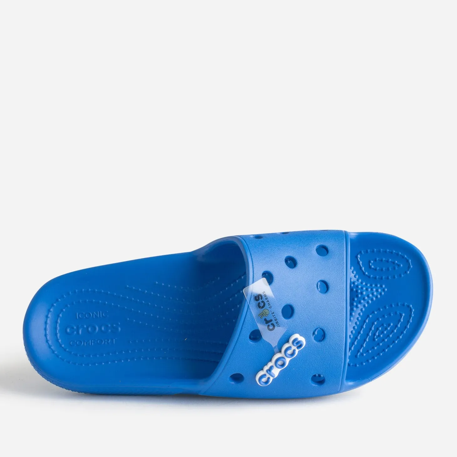Mule CROCS bleu électrique à large bride