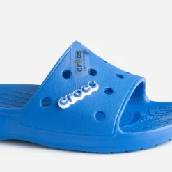 Mule CROCS bleu électrique à large bride