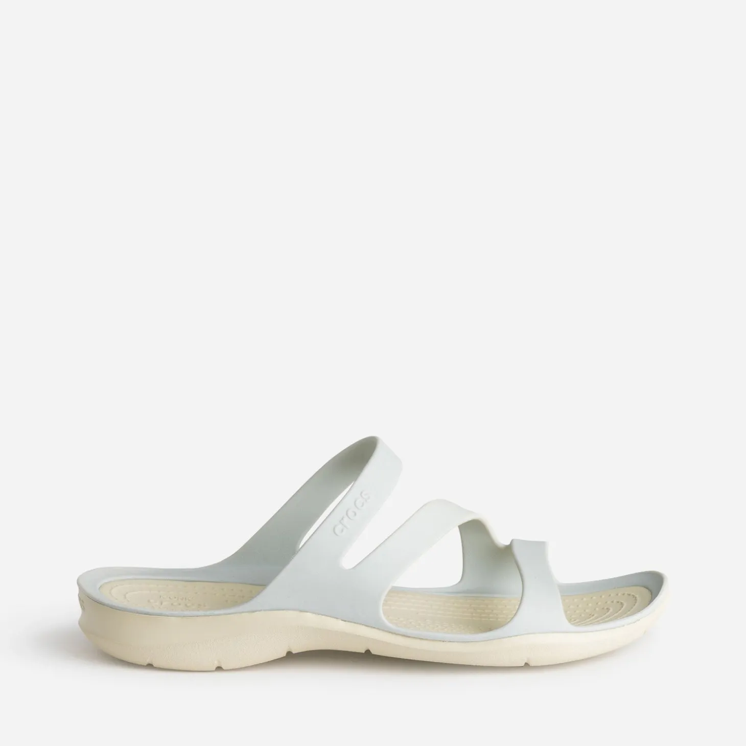 Mule CROCS grise et blanche