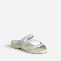 Mule CROCS grise et blanche
