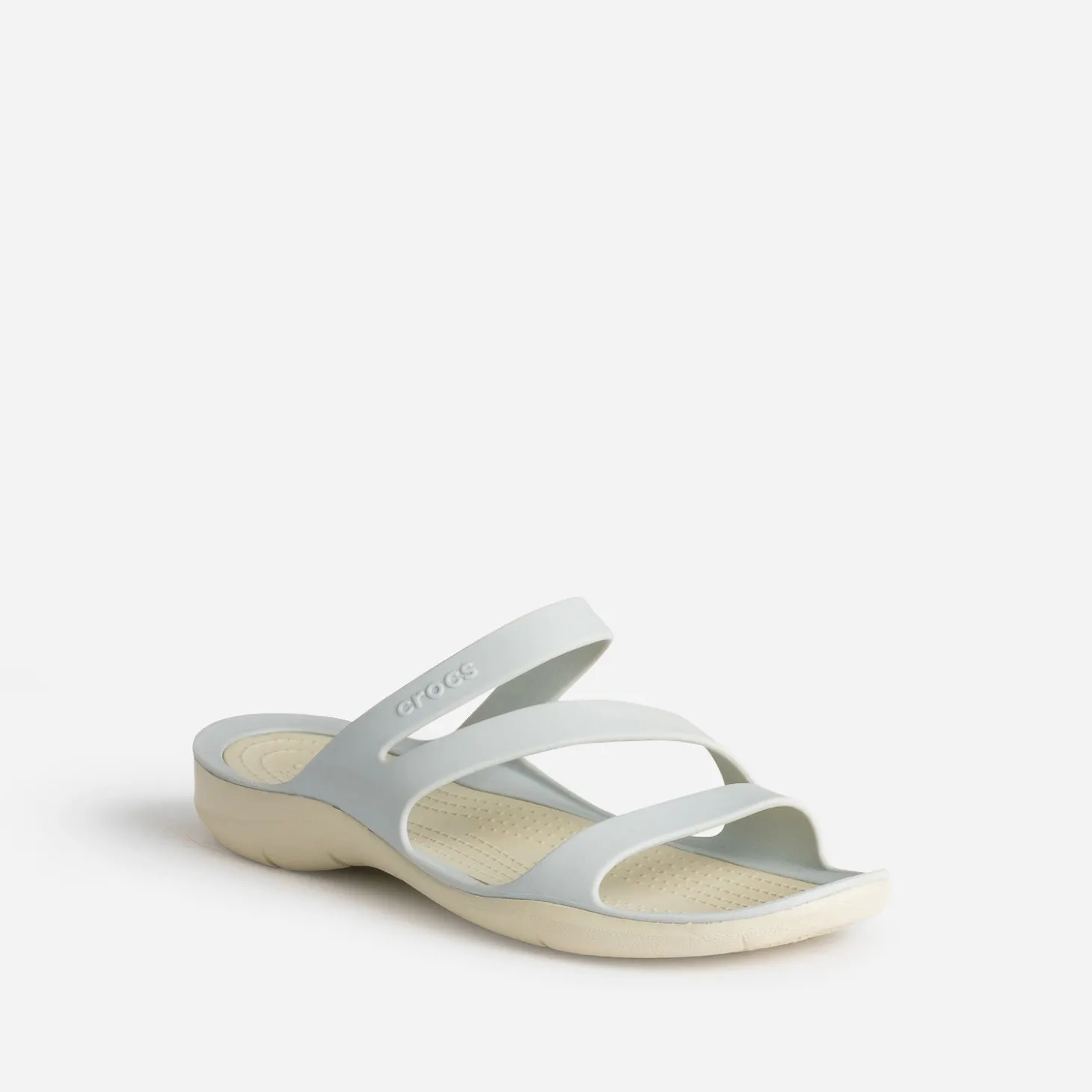 Mule CROCS grise et blanche