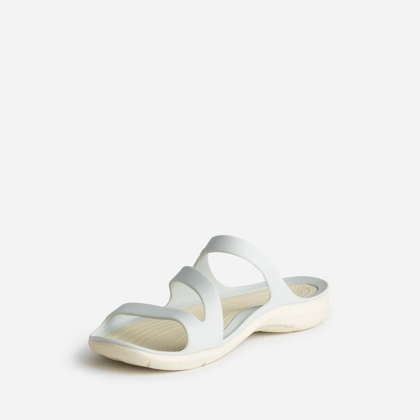 Mule CROCS grise et blanche