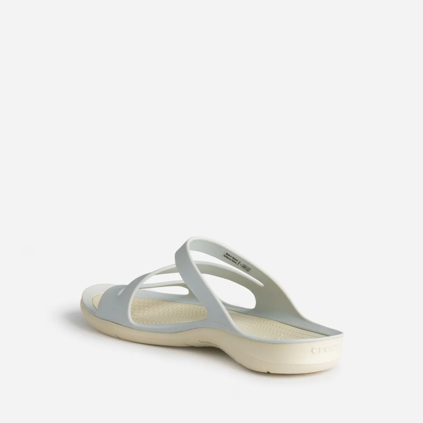 Mule CROCS grise et blanche