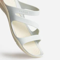 Mule CROCS grise et blanche