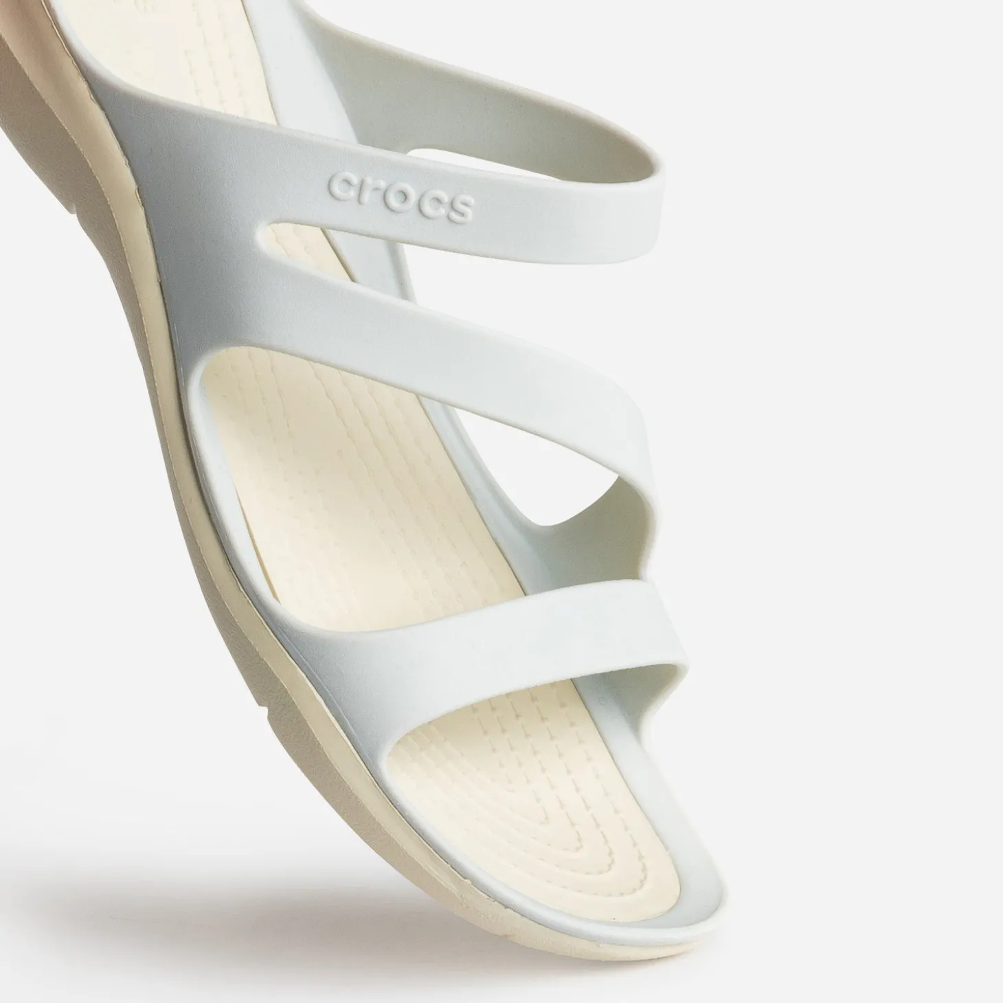 Mule CROCS grise et blanche