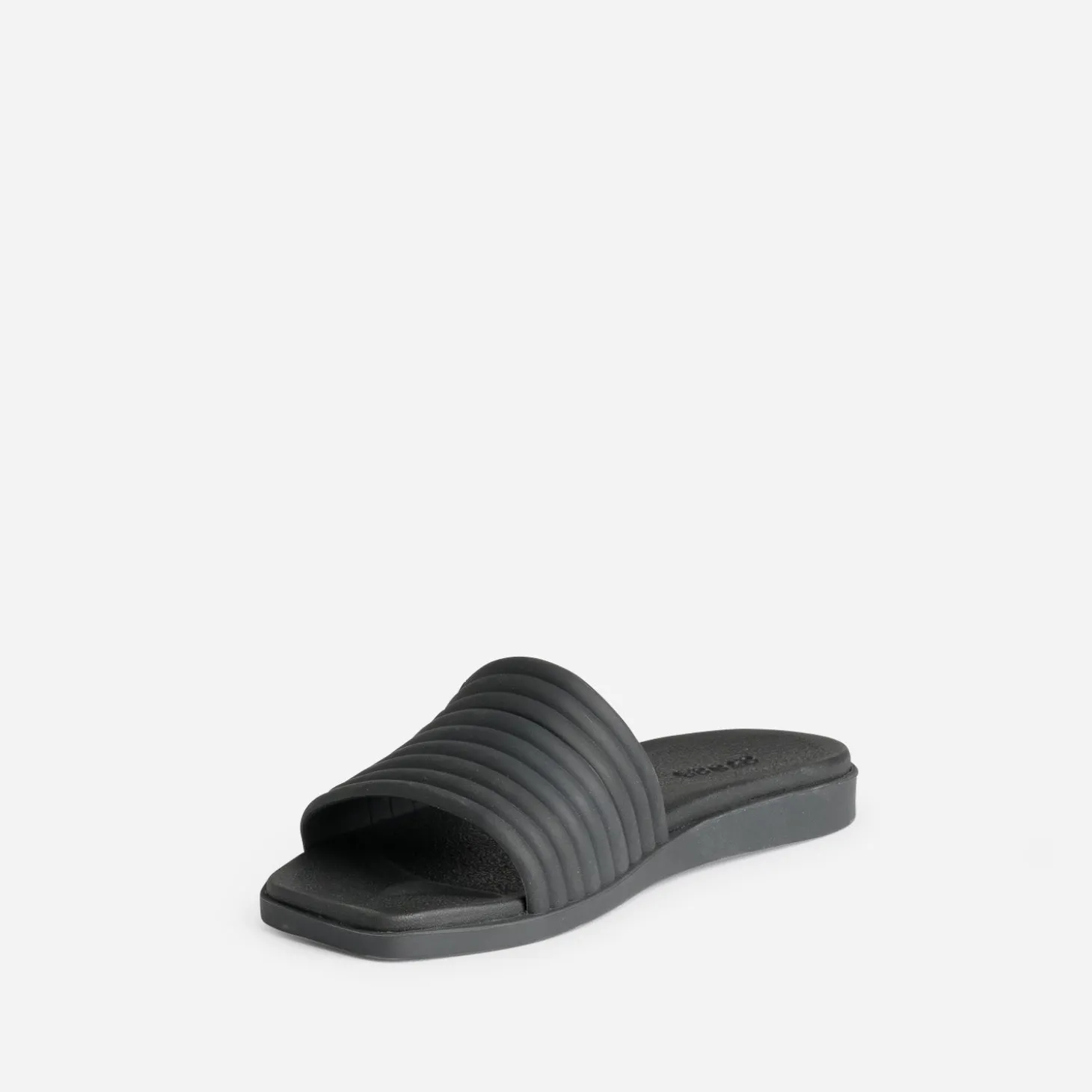 Mule CROCS noire à bride matelassée
