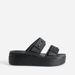 Mule CROCS noire à plateforme