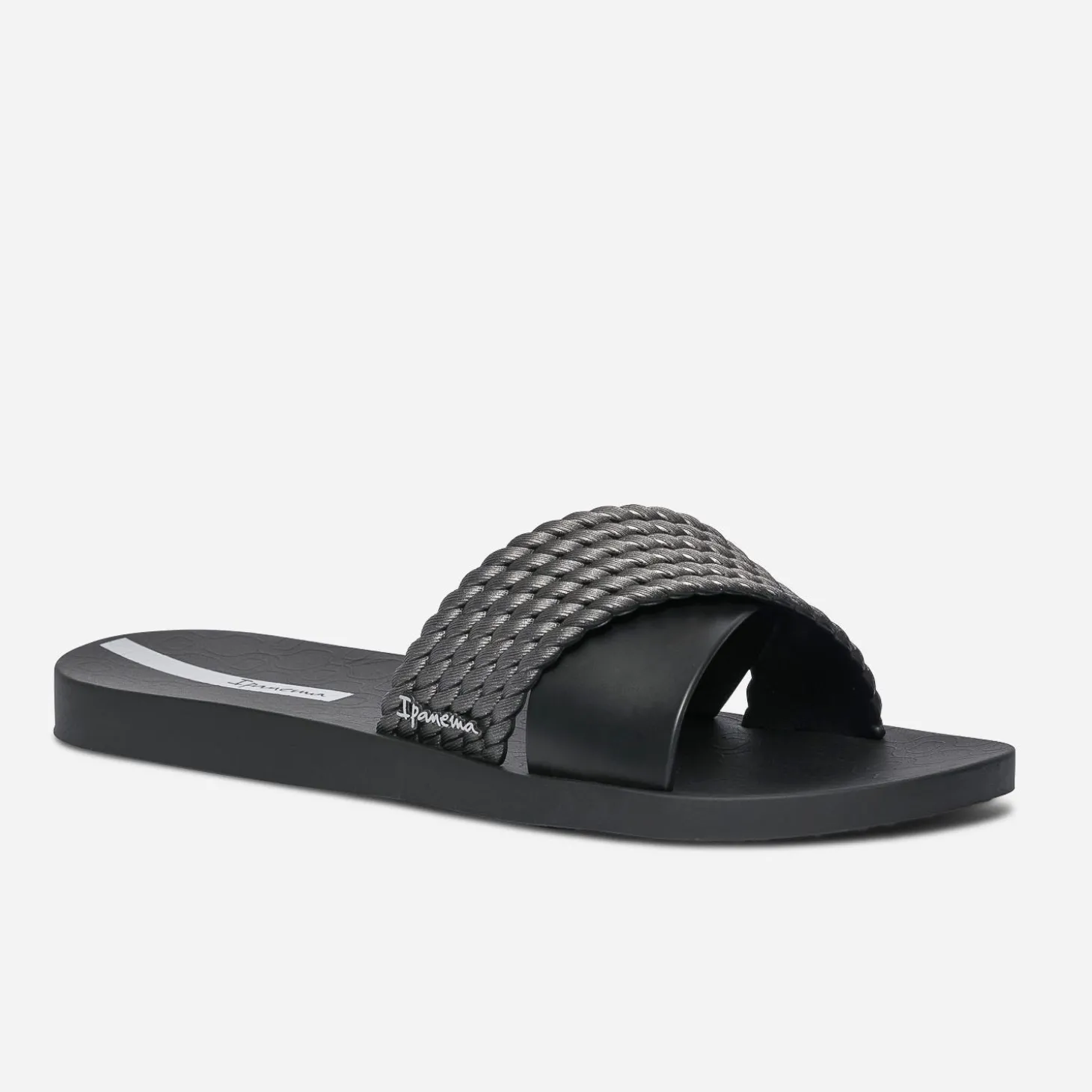 Mule IPANEMA noire à brides croisées
