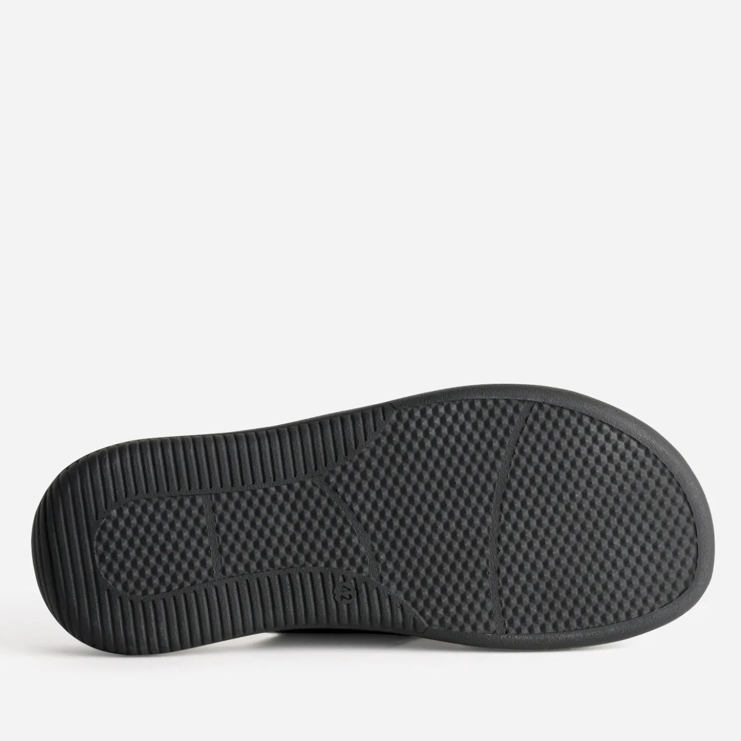 Mule noire cuir brides croisées