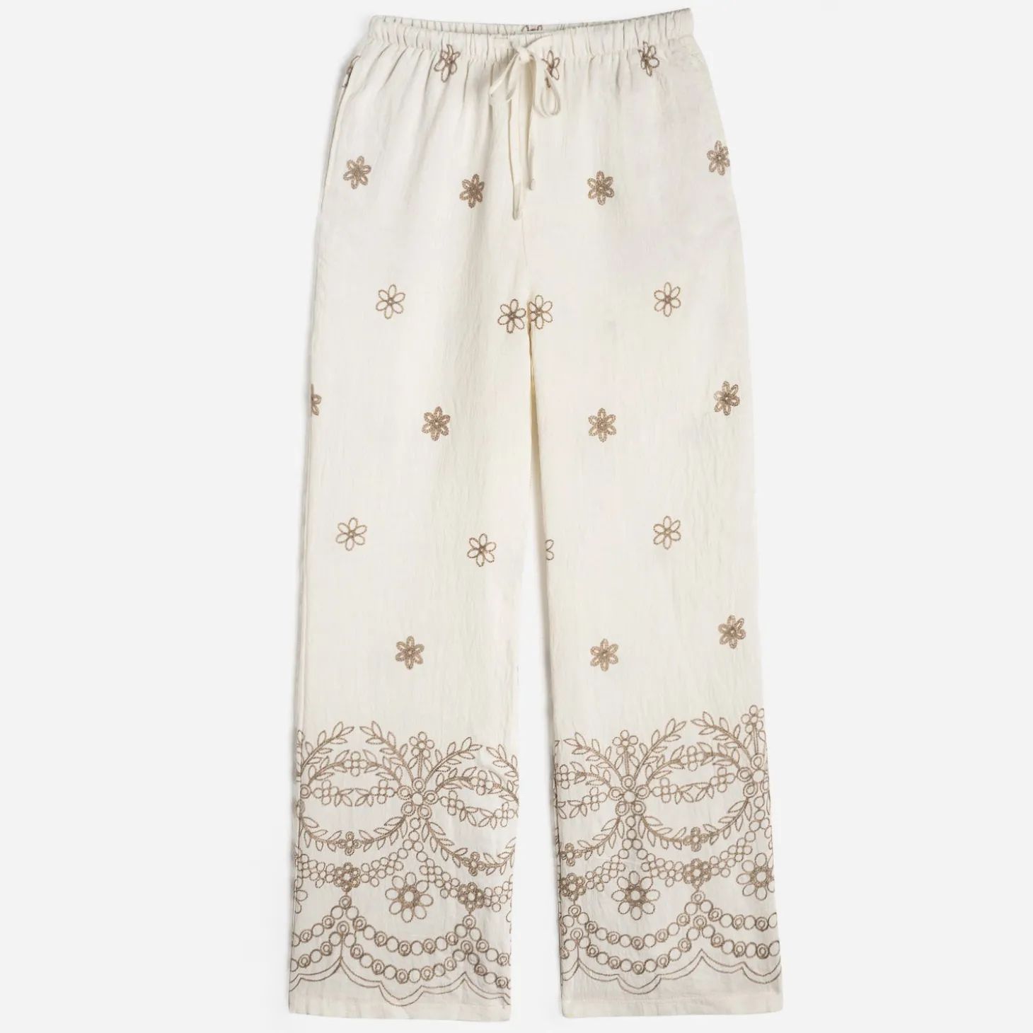 Pantalon beige TEXTO