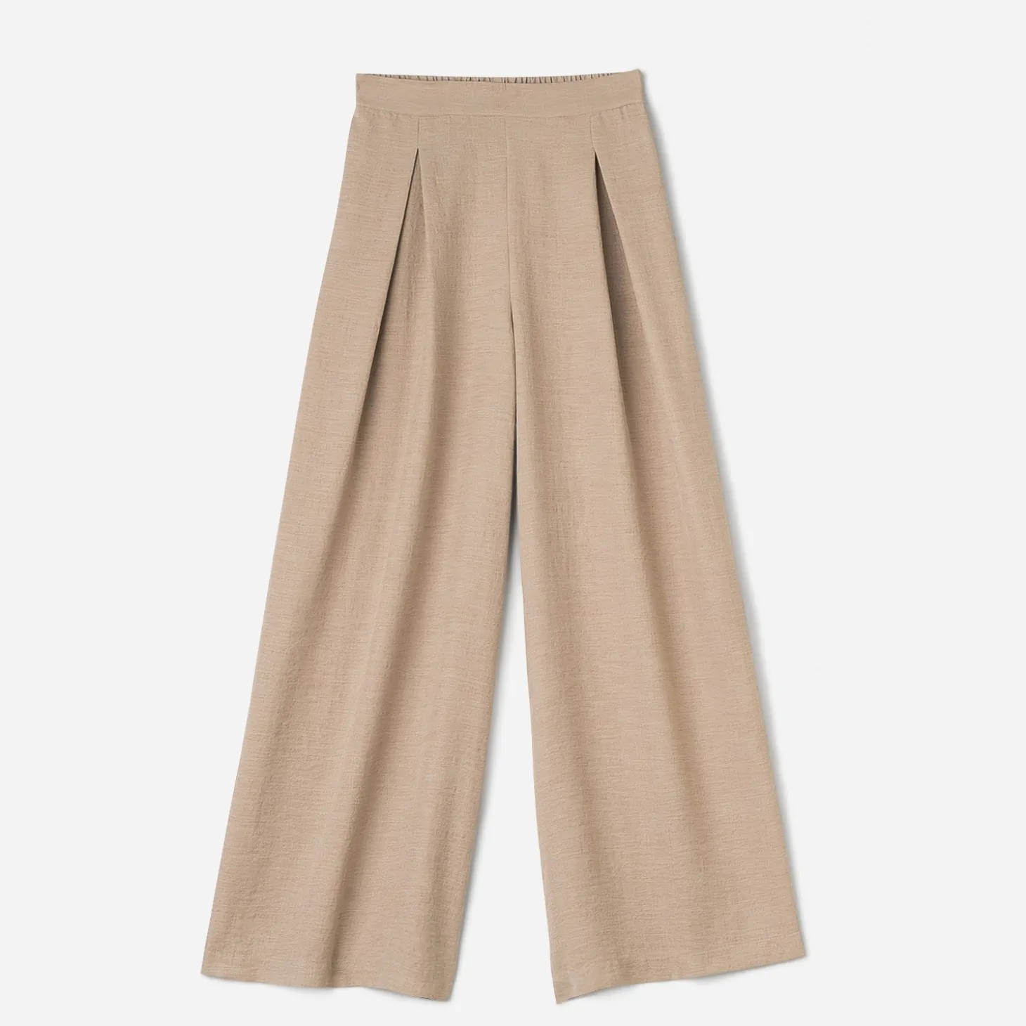 Pantalon large TEXTO beige