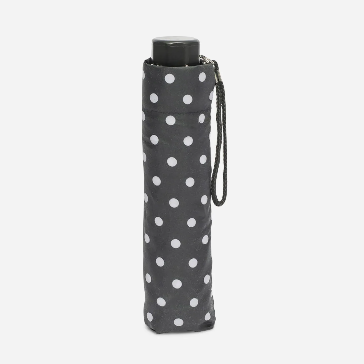 Parapluie noir à pois