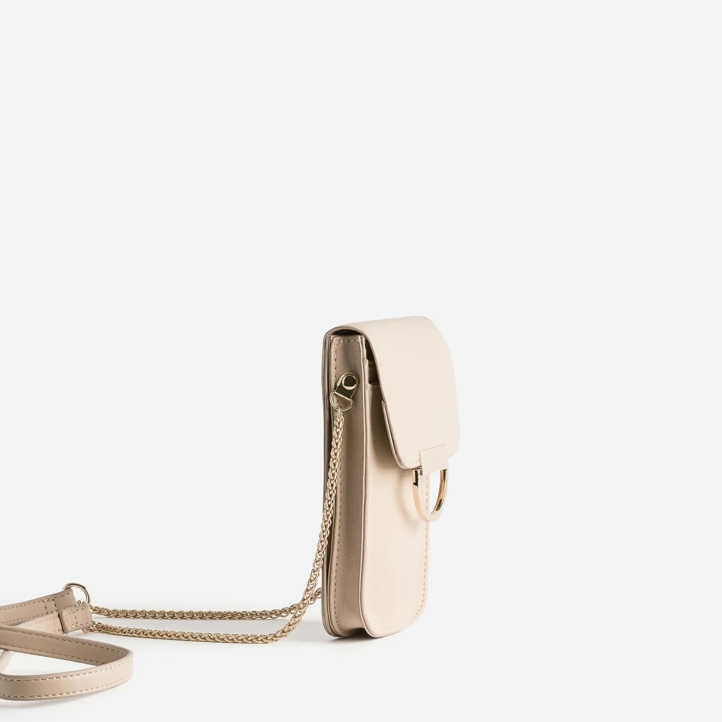 Pochette-téléphone tactile TEXTO beige