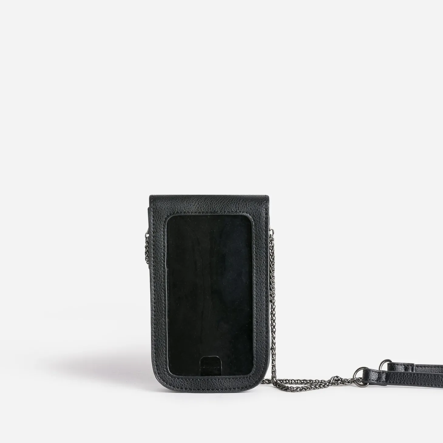 Pochette-téléphone tactile TEXTO noire