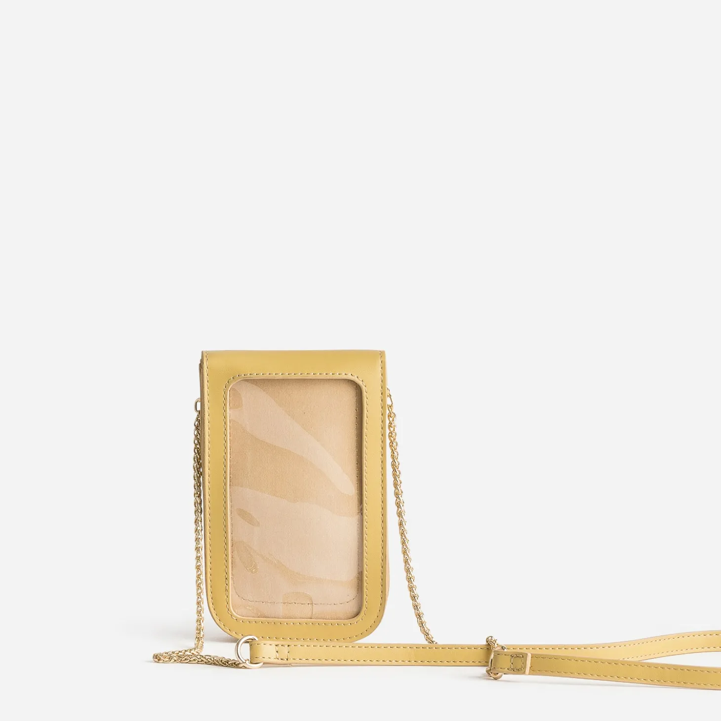Pochette-téléphone TEXTO banana cream