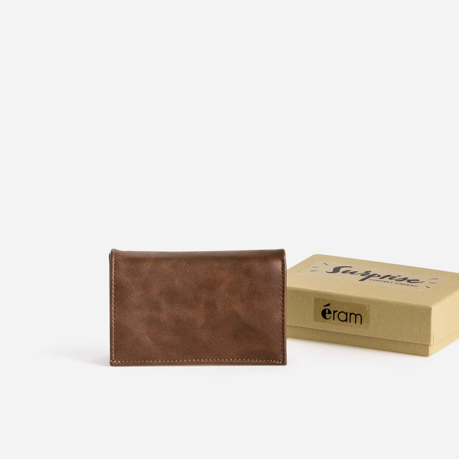Portefeuille marron homme