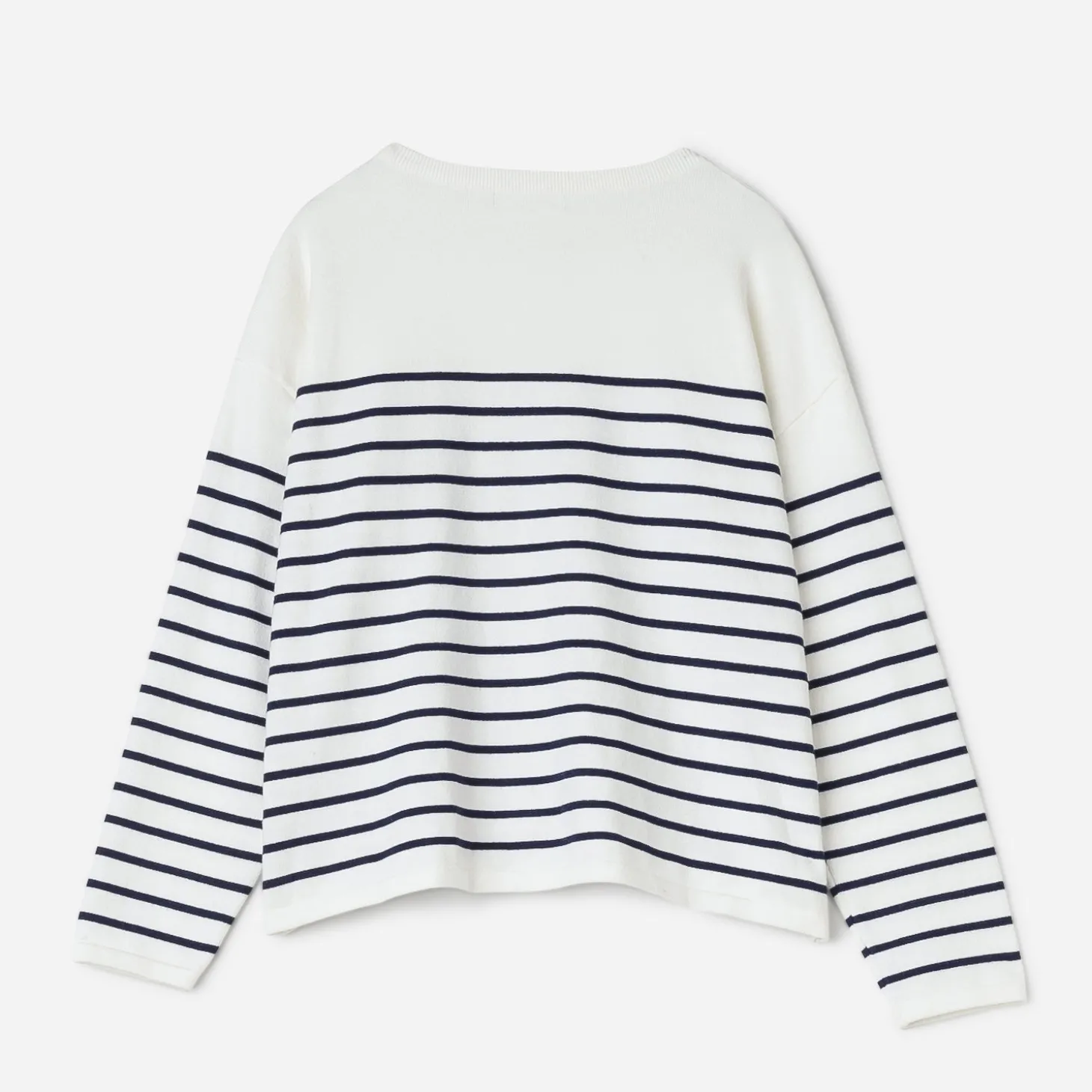 Pull marinière TEXTO message bouclette