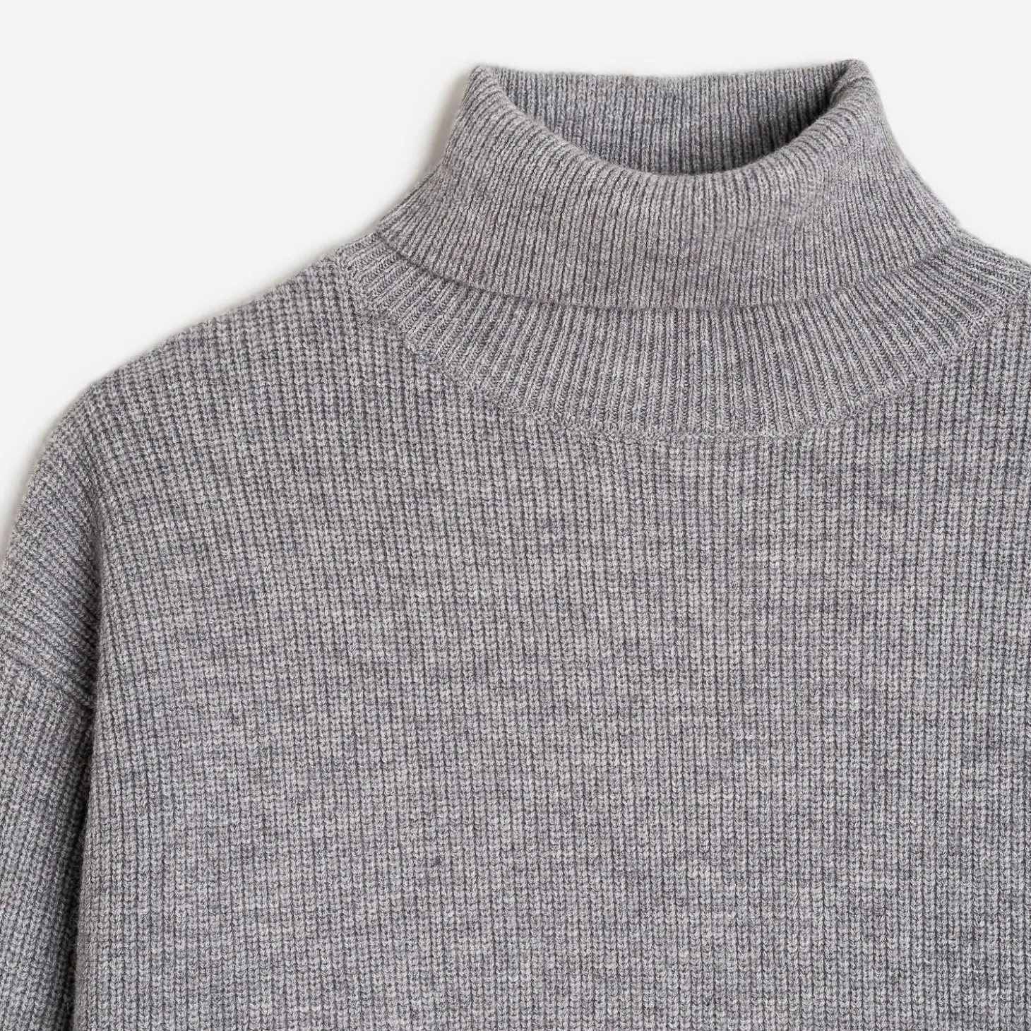 Pull TEXTO gris oversize