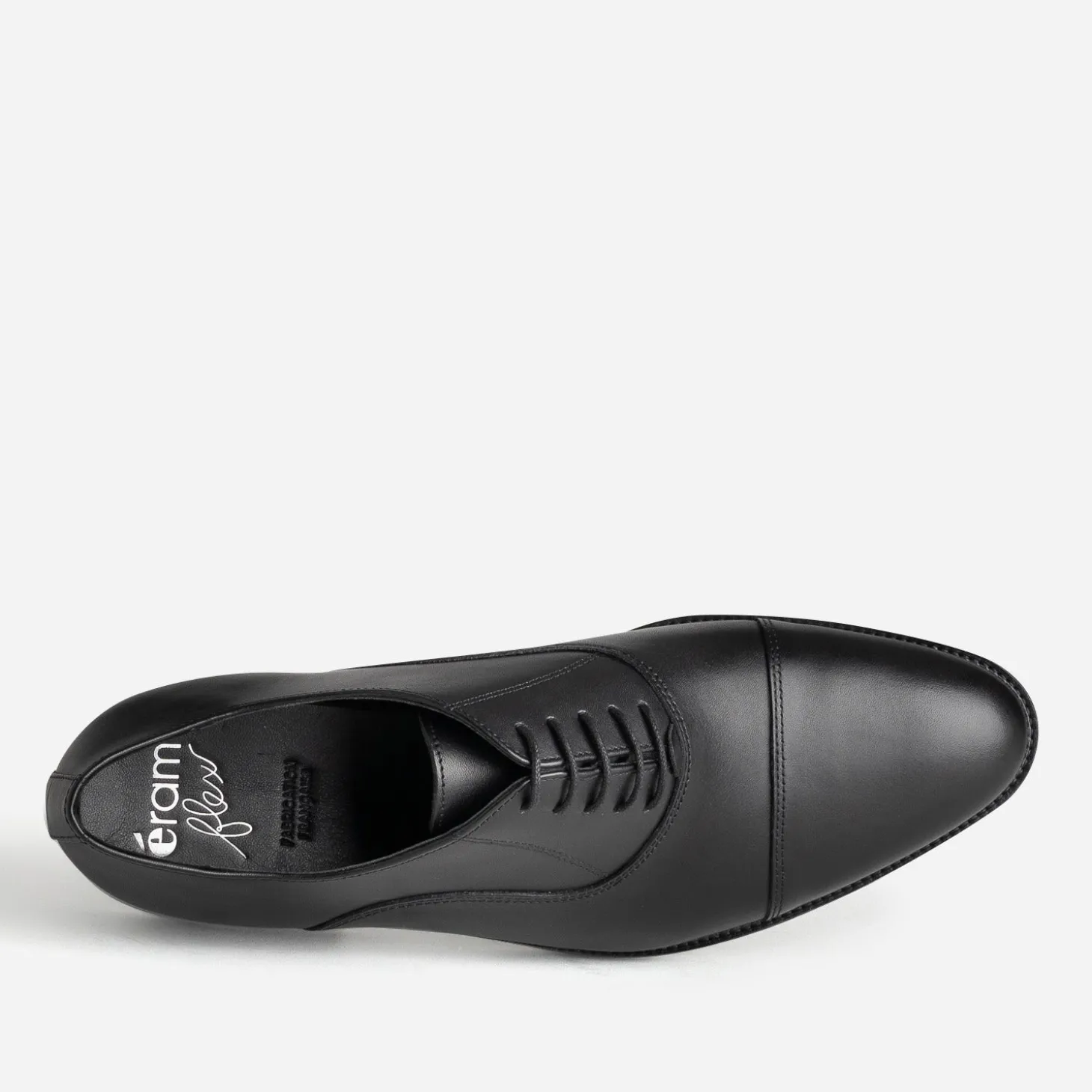 Richelieu ERAM FLEX noir en cuir