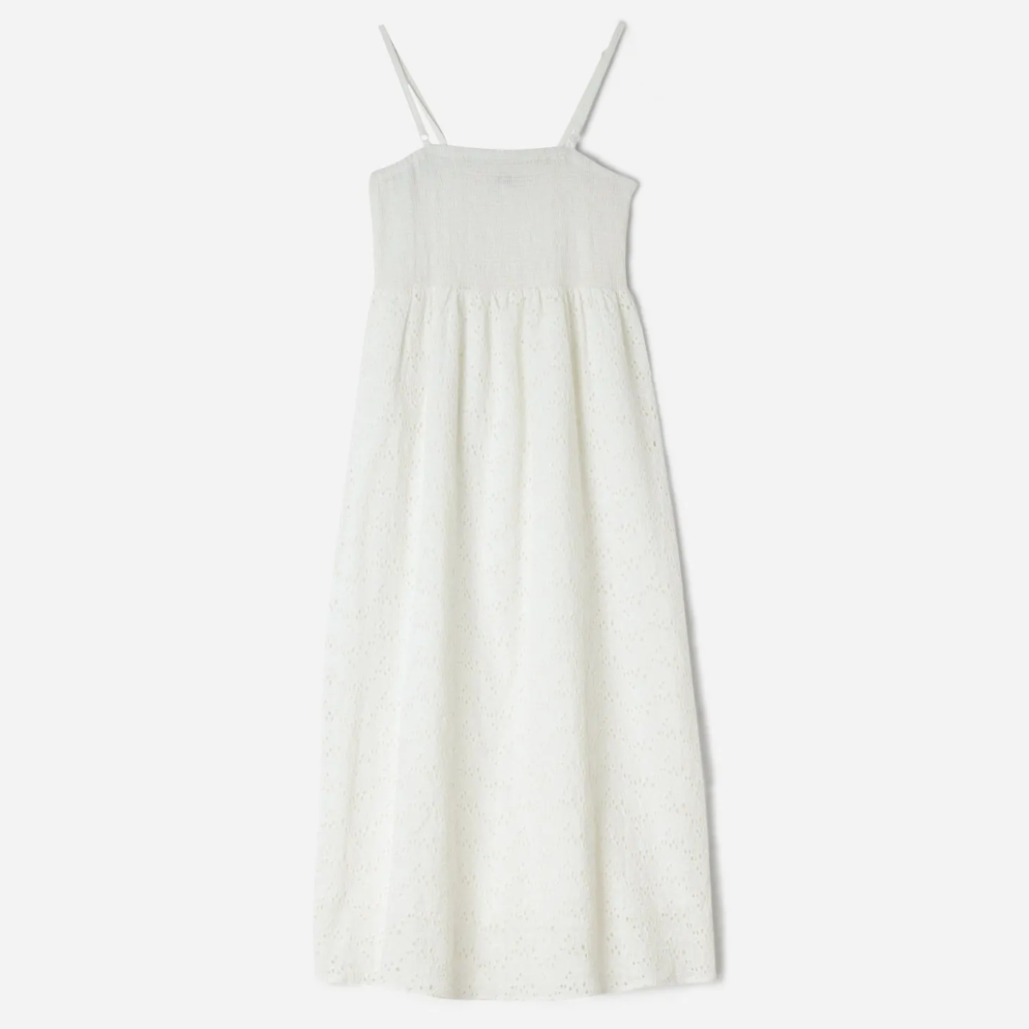 Robe TEXTO écrue en broderie anglaise