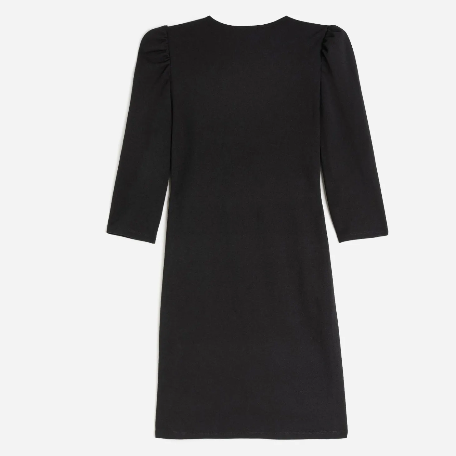 Robe TEXTO noire drapée