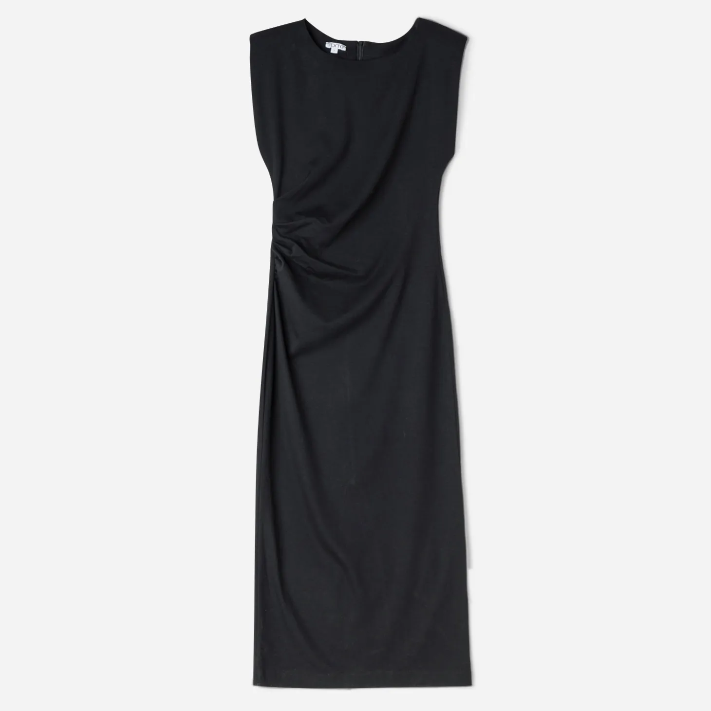 Robe-tube longue TEXTO noire