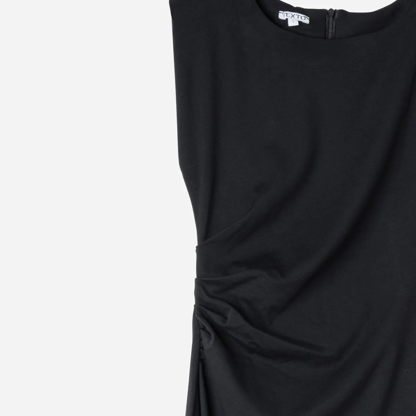 Robe-tube longue TEXTO noire