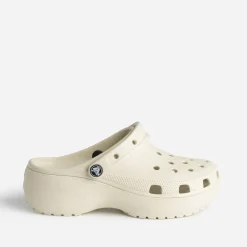 Sabot CROCS beige à plateforme