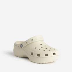 Sabot CROCS beige à plateforme
