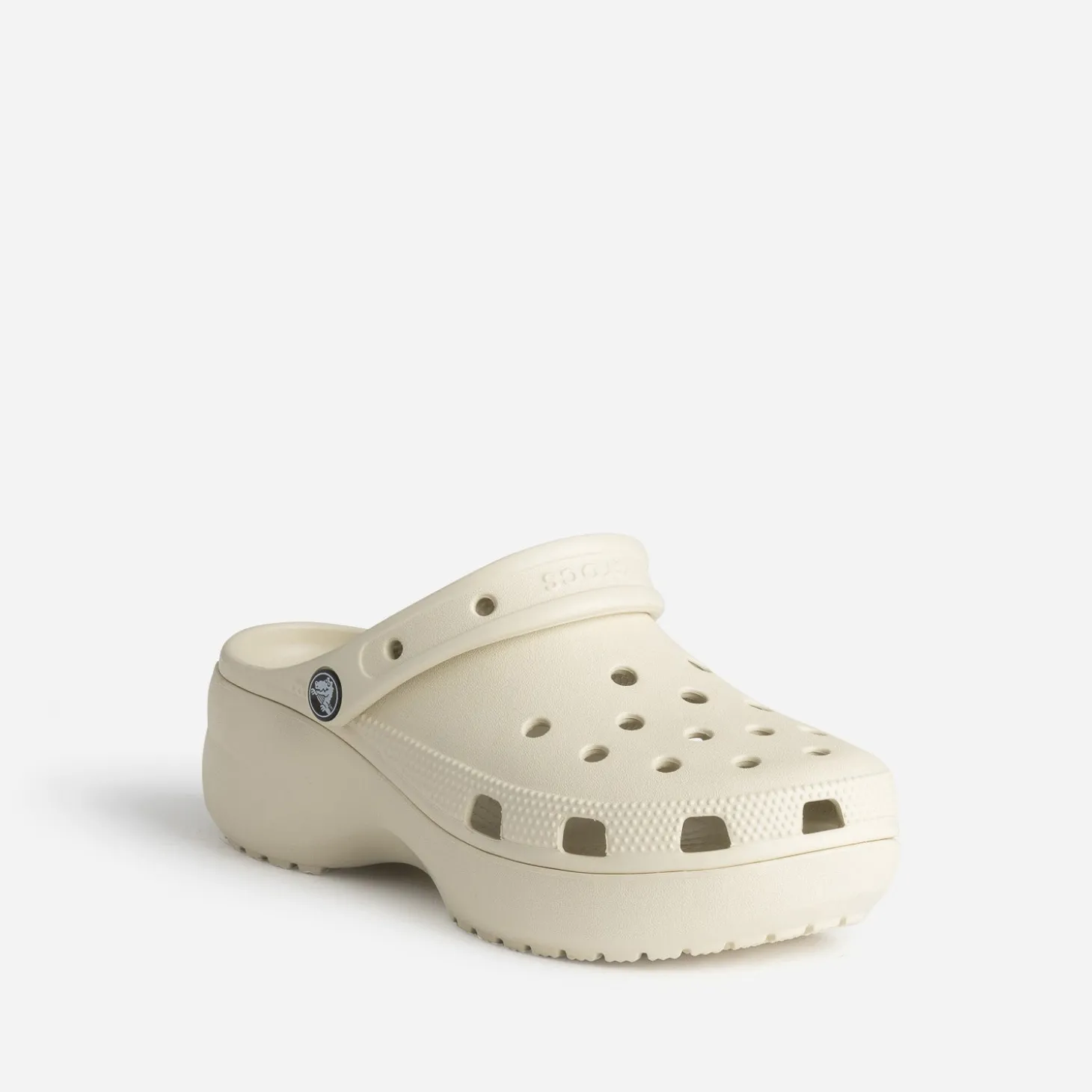 Sabot CROCS beige à plateforme