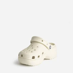 Sabot CROCS beige à plateforme
