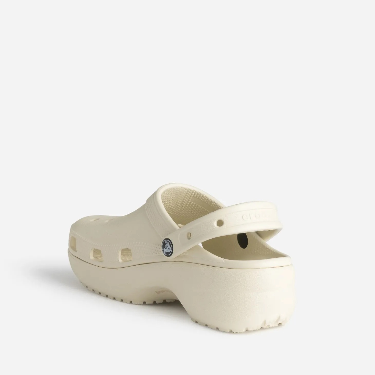 Sabot CROCS beige à plateforme