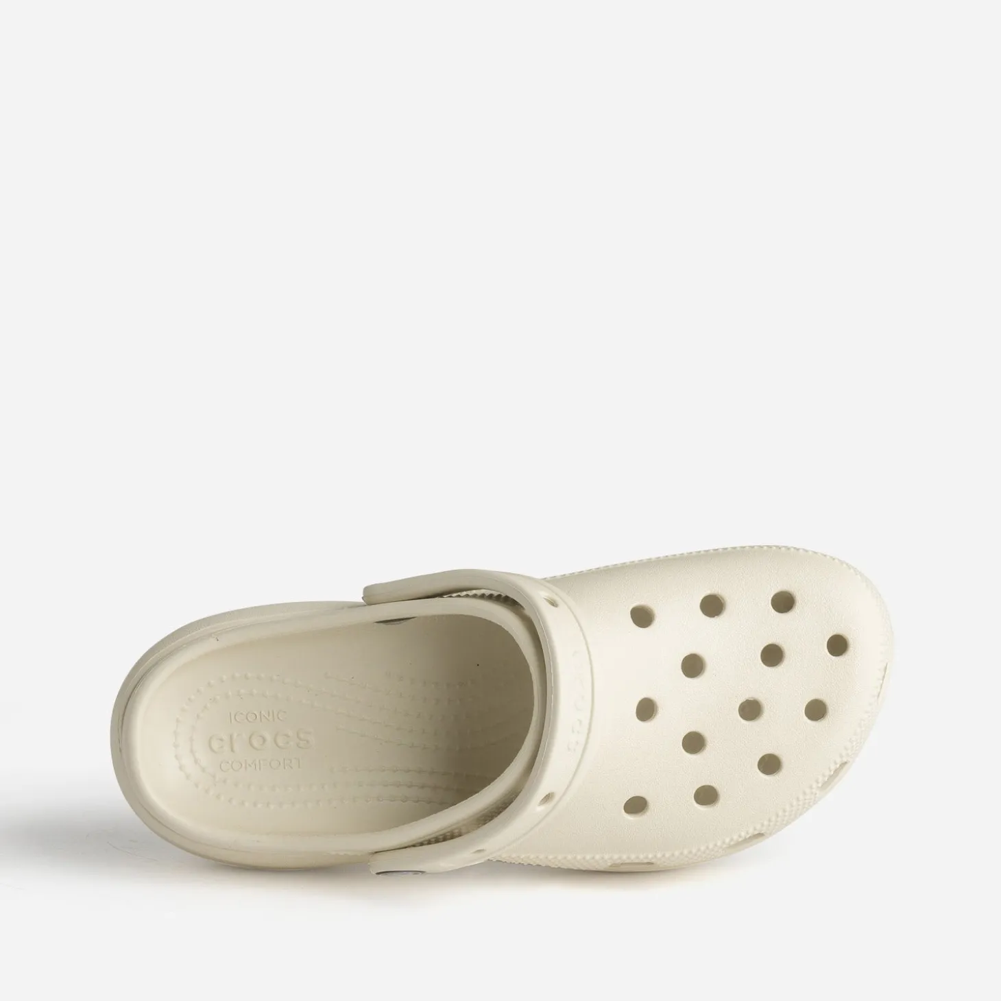 Sabot CROCS beige à plateforme