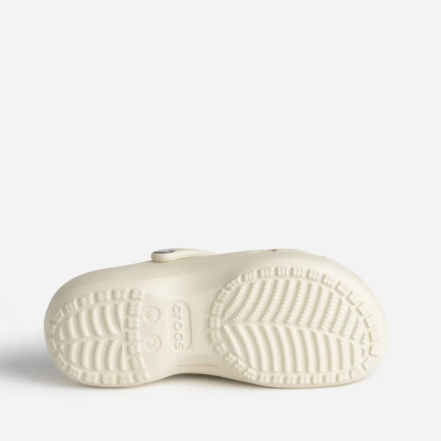 Sabot CROCS beige à plateforme