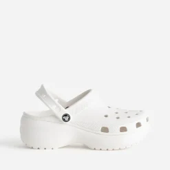 Sabot CROCS blanc à plateforme