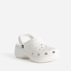 Sabot CROCS blanc à plateforme