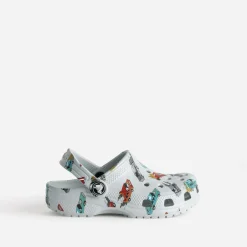 Sabot CROCS gris motif voitures