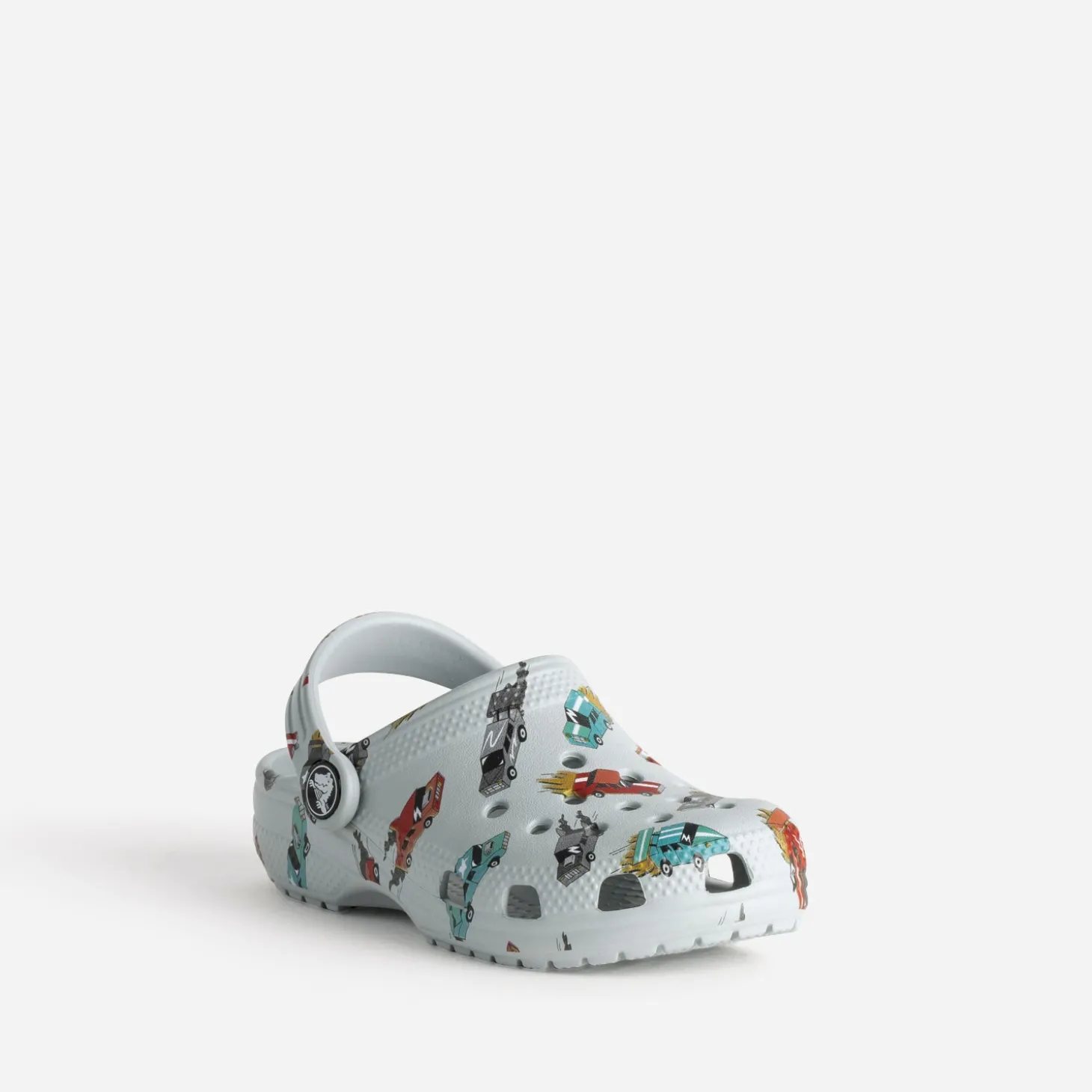 Sabot CROCS gris motif voitures
