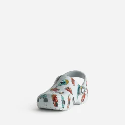 Sabot CROCS gris motif voitures