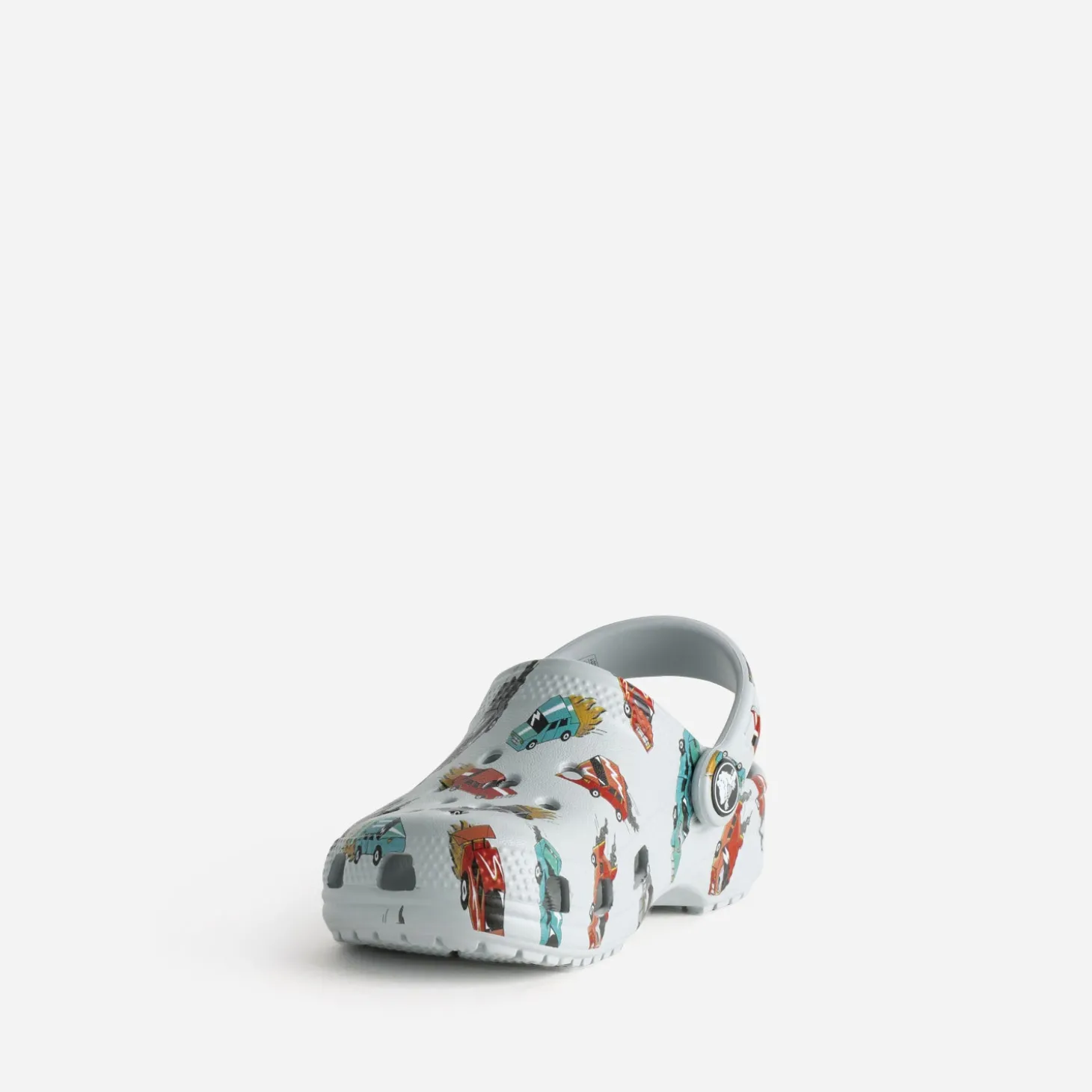 Sabot CROCS gris motif voitures
