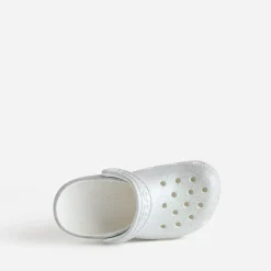 Sabot CROCS gris pailleté iridescent