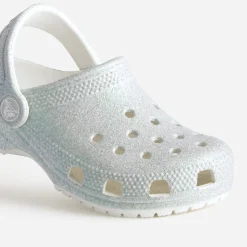 Sabot CROCS gris pailleté iridescent