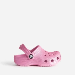 Sabot CROCS rose pailleté