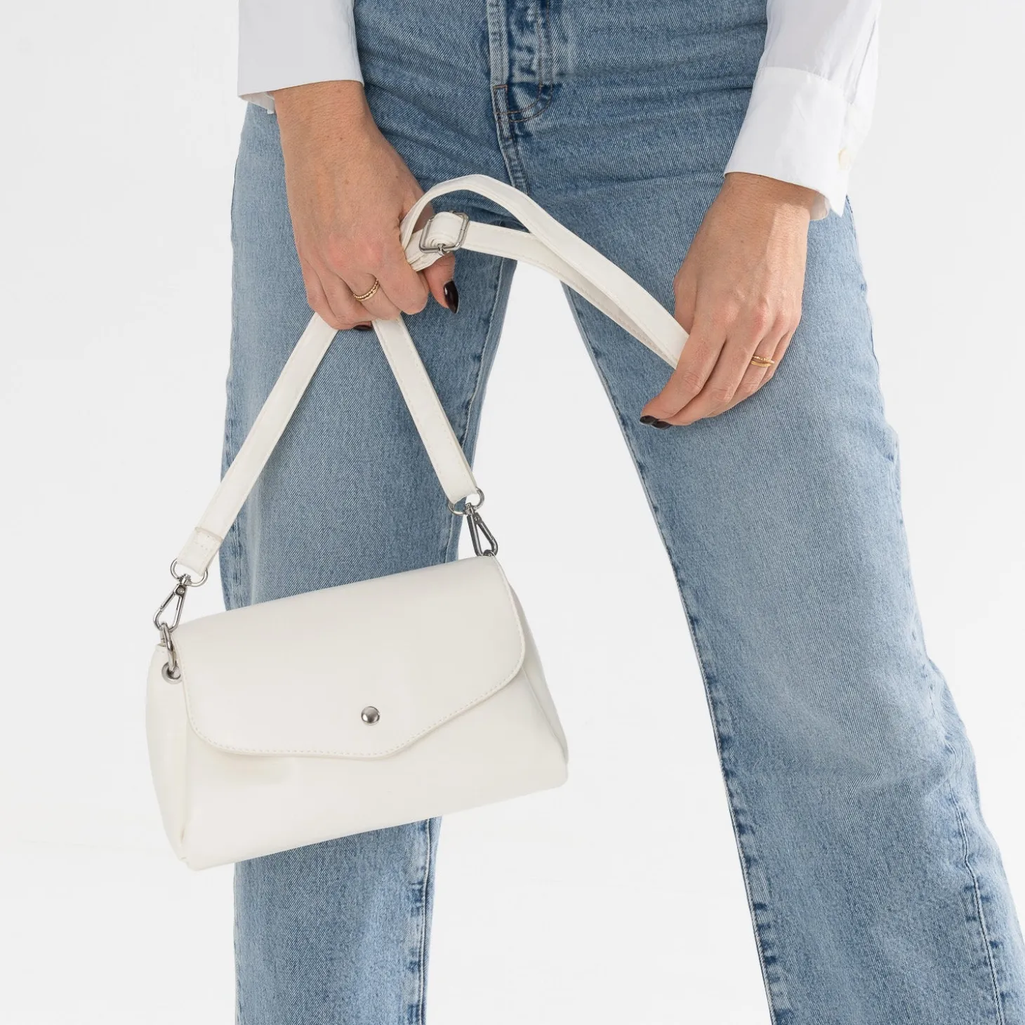 Sac à main écru