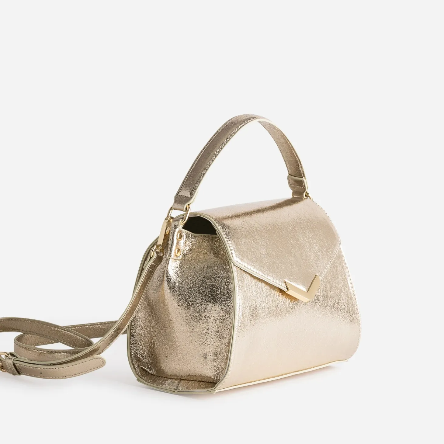 Sac à main doré
