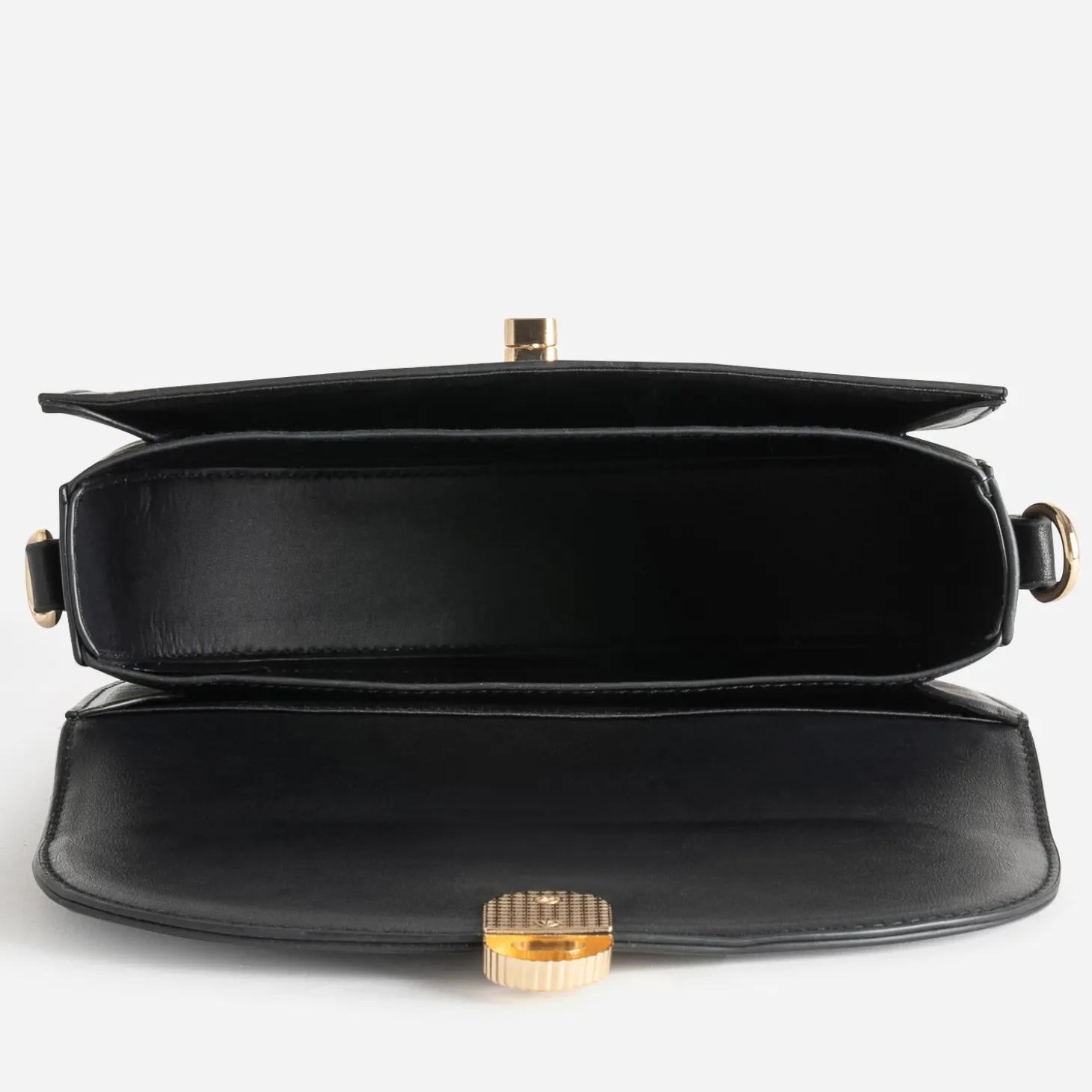 Sac à main noir deux bandoulières amovibles