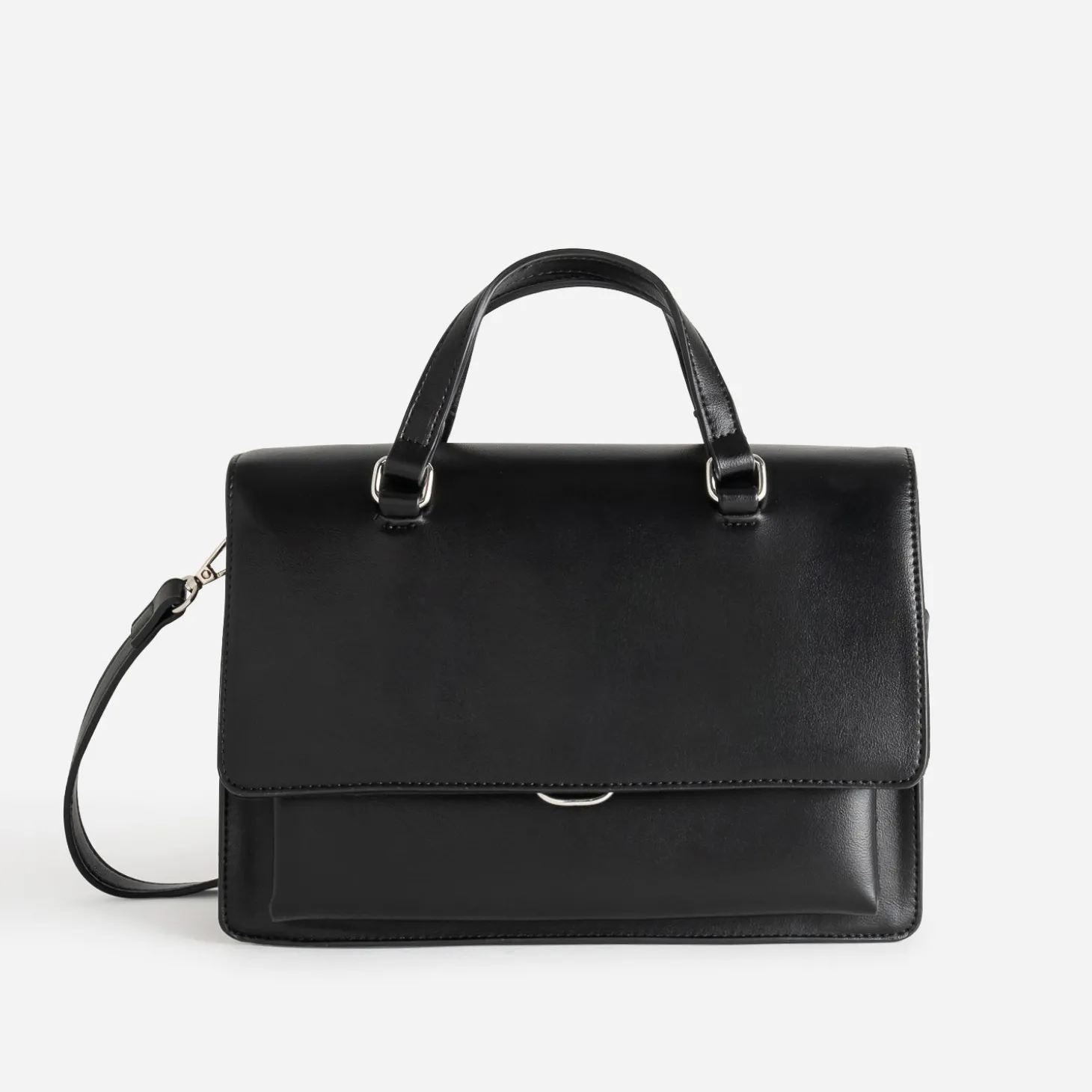 Sac à main noir double porté