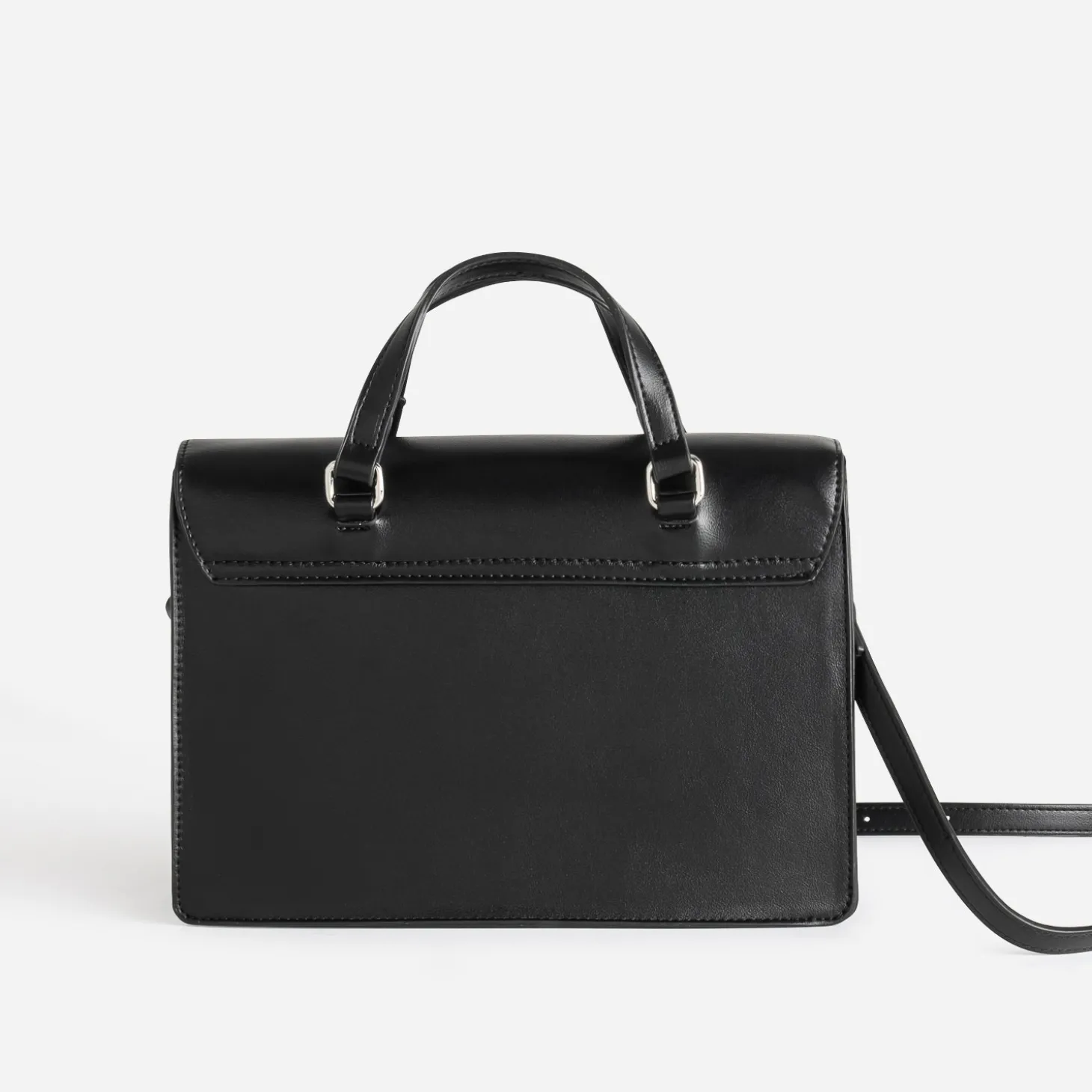 Sac à main noir double porté